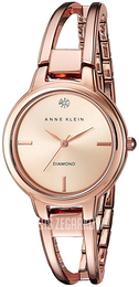 Anne Klein Diamond Różowe złoto/Stal w kolorze różowego złota Ø30 mm AK/2626RGRG