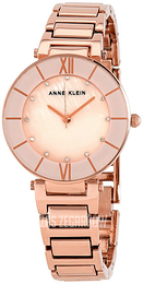 Anne Klein Crystal Różowy/Stal w kolorze różowego złota Ø32 mm AK/3198LPRG