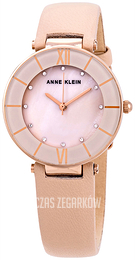Anne Klein Crystal Różowy/Skóra Ø32 mm AK/3272RGLP
