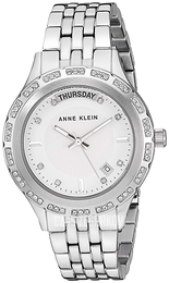 Anne Klein Crystal Srebrny/Stal Ø35 mm AK/3475SVSV