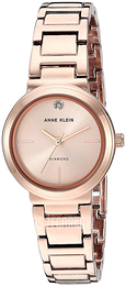 Anne Klein Diamond Różowe złoto/Stal w kolorze różowego złota Ø26 mm AK/3528RGRG