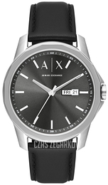 Armani Exchange Banks Szary/Skóra Ø44 mm AX1735