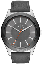 Armani Exchange Dress Szary/Skóra Ø44 mm AX2335
