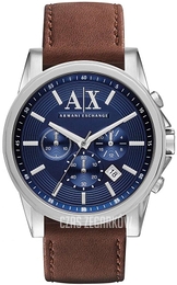 Armani Exchange Smart Niebieski/Skóra Ø44 mm AX2501