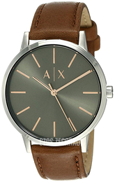 Armani Exchange Dress Zielony/Skóra Ø42 mm AX2708