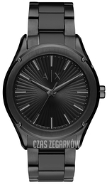Armani Exchange Fitz Czarny/Stal Ø44 mm AX2802