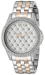 Armani Exchange Smart Srebrny/Stal w kolorze różowego złota Ø36 mm AX5249