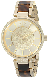 Armani Exchange Street Żółte złoto/Stal w odcieniu złota Ø38 mm AX5320