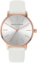 Armani Exchange Lola Srebrny/Skóra Ø36 mm AX5562