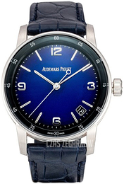 Audemars Piguet Code 11.59 Niebieski/Skóra Ø41 mm 15210BC.OO.A321CR.99