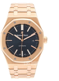 Audemars Piguet Royal Oak Niebieski/18 karatowe różowe złoto Ø41 mm 15400OR.OO.1220OR.03