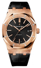 Audemars Piguet Royal Oak Czarny/Skóra Ø41 mm 15400OR.OO.D002CR.01