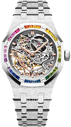 Audemars Piguet Royal Oak Szkieletowa tarczy/18 karatowe białe złoto Ø37 mm 15468BC.YG.1259BC.01