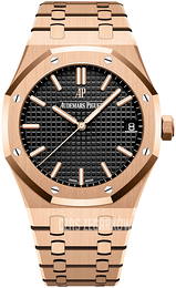 Audemars Piguet Royal Oak Czarny/18 karatowe różowe złoto Ø41 mm 15500OR.OO.1220OR.01