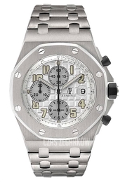 Audemars Piguet Royal Oak Offshore Chronograph Biały/Tytan Ø42 mm 25721TI.OO.1000TI.05