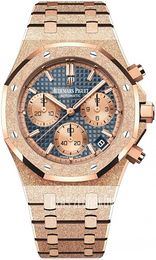Audemars Piguet Royal Oak Niebieski/18 karatowe różowe złoto Ø41 mm 26239OR.GG.1224OR.01