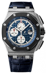 Audemars Piguet Royal Oak Offshore Niebieski/Skóra Ø44 mm 26401PO.00.A018CR.01