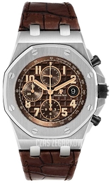 Audemars Piguet Royal Oak Offshore Brązowy/Skóra Ø42 mm 26470ST.OO.A820CR.01