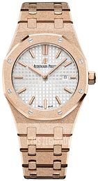Audemars Piguet Royal Oak Srebrny/18 karatowe różowe złoto Ø33 mm 67653OR.GG.1263OR.01