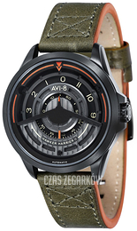 AVI-8 Hawker Harrier Ii Czarny/Skóra Ø44 mm AV-4047-03