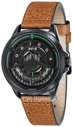 AVI-8 Hawker Harrier Ii Czarny/Skóra Ø44 mm AV-4047-04