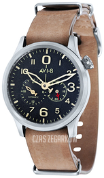 AVI-8 Flyboy Niebieski/Skóra Ø42 mm AV-4048-02