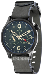 AVI-8 Flyboy Zielony/Skóra Ø42 mm AV-4048-03
