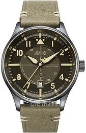 AVI-8 Hawker Hurricane Szary/Skóra Ø43 mm AV-4094-04