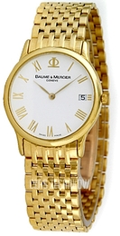 Baume & Mercier Classima Executives Biały/18 karatowe żółte złoto Ø33 mm MOA8581