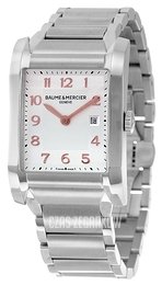 Baume & Mercier Hampton Srebrny/Stal 40x27.1 mm MOA10020