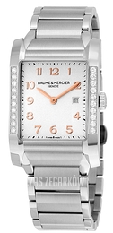 Baume & Mercier Hampton Srebrny/Stal 40x27.1 mm MOA10023