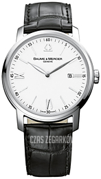 Baume & Mercier Classima Executives Biały/Skóra Ø42 mm M0A08485