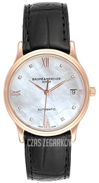 Baume & Mercier CLASSIMA Srebrny/Skóra Ø33 mm MOA10077