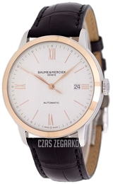 Baume & Mercier Classima Srebrny/Skóra Ø40 mm M0A10216