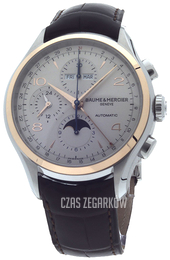 Baume & Mercier Clifton Srebrny/Skóra Ø43 mm M0A10280