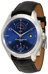 Baume & Mercier Clifton Niebieski/Skóra Ø43 mm M0A10316