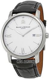 Baume & Mercier Classima Srebrny/Skóra Ø42 mm M0A10379