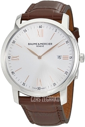 Baume & Mercier Classima Srebrny/Skóra Ø42 mm M0A10380