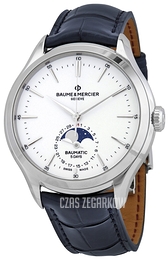 Baume & Mercier Clifton Biały/Skóra Ø42 mm M0A10549
