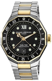 Baume & Mercier Riviera Czarny/Stal Ø40 mm M0A8781