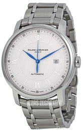 Baume & Mercier CLASSIMA Srebrny/Stal Ø42 mm MOA10085