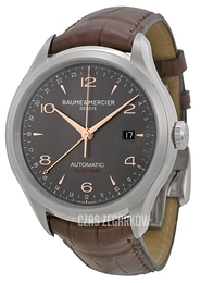 Baume & Mercier CLIFTON Szary/Skóra Ø43 mm MOA10111