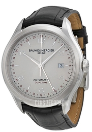 Baume & Mercier CLIFTON Srebrny/Skóra Ø43 mm MOA10112