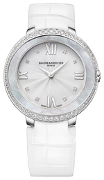 Baume & Mercier PROMESSE Srebrny/Skóra Ø34.4 mm MOA10165