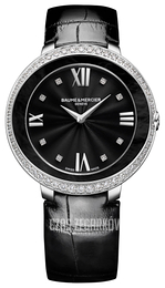 Baume & Mercier PROMESSE Czarny/Skóra Ø34.4 mm MOA10166