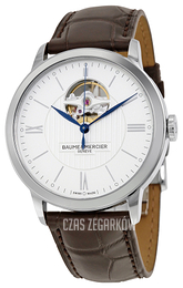 Baume & Mercier Classima Srebrny/Skóra Ø40 mm MOA10274