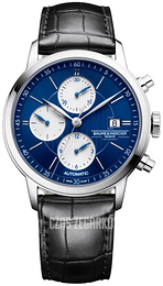 Baume & Mercier Classima Niebieski/Skóra Ø42 mm MOA10373
