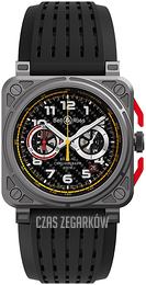 Bell & Ross Br 03-94 Czarny/Guma BR-03-94-RS18
