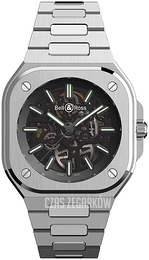 Bell & Ross Br 05 Szkieletowa tarczy/Stal BR-05-SKELETON-NIGHTLUM-STEEL-BR
