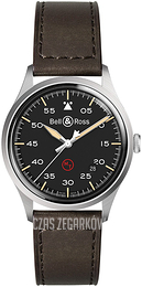 Bell & Ross Vintage Czarny/Skóra Ø38.5 mm BR-V1-92-MILITARY